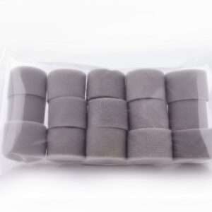 Paquete de esponja gris redonda  (15 piezas)